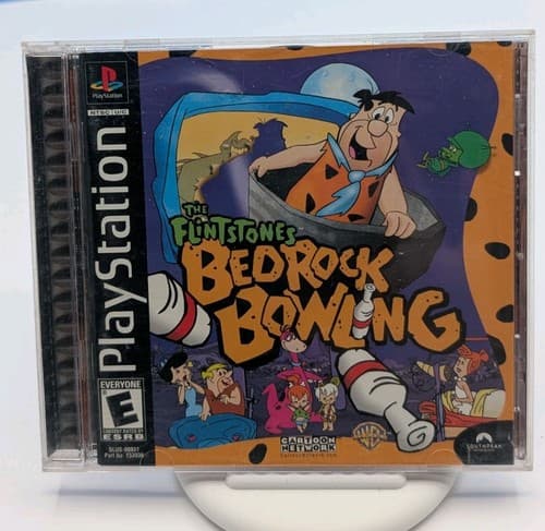 The Flintstones Bedrock Bowling Playstation 1 PS1 Complete CIB Good Shape Tested