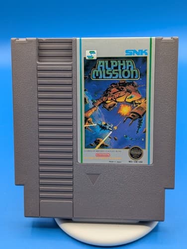 Alpha Mission - Authentic Nintendo NES - Tested/Working, Cart Knly