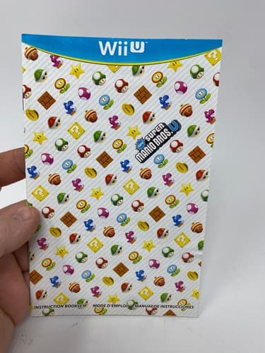 New Super Mario Bros. U | Wii U | Manual Only No Game Or Case