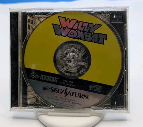 Willy Wombat Sega Saturn Disc And Case - No Manual From JAPAN - US Seller Tested