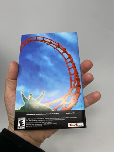 Roller Coaster Tycoon (Original XBOX, 2003) Manual Only No game or Case — photo 8