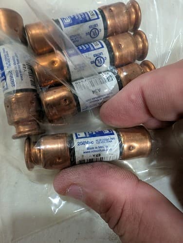 (Lot Of 5) Edison ECNR25 RK5 Fuses, Time Delay, 250VAC — photo 5
