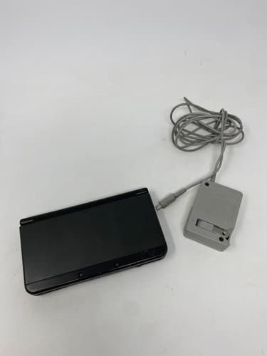 New Nintendo 3DS Black Japanese Console with AC Adapter and Angry Birds Game
