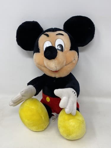 Disneyland Vintage Mickey Mouse Plush Stuffed Toy 80s 90s  Walt Disney World