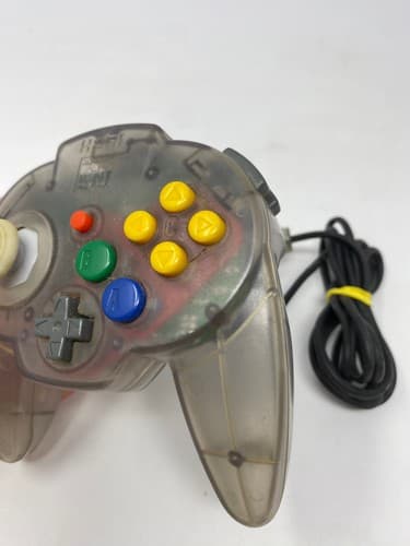 Nintendo 64 N64 Hori Pad Mini Controller Funtastic Transparent Gray — photo 6