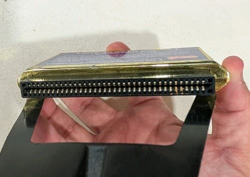 Galoob Gold Game Genie Nintendo NES Game Cartridge Adapter Enhancer Tested/Works — photo 4