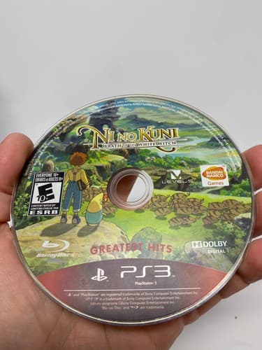 Ni No Kuni: Wrath of the White Witch Playstation 3 PS3 Greatest Hits Disc ONLY — photo 3