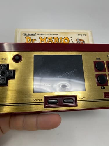 Columbus Circle FC Pocket Famicom Handheld Console CC-FCPK-FC + Dr Mario Japan — photo 4
