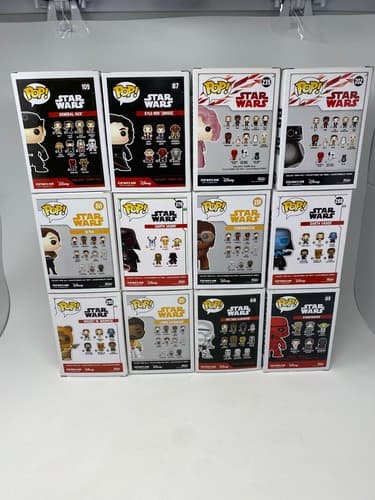 Funko Pop Star Wars Lot of 12 Boxed Figures Darth Vader Kylo Ren Exclusives — photo 8
