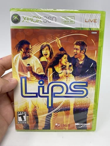 Lips for XBOX 360 (Game Only-No Microphone) 2008 Music Karaoke BRAND NEW SEALED