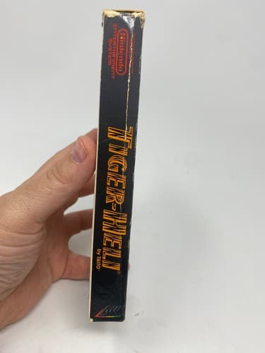 Tiger-Heli NES Nintendo Box & Game No Manual RARE BLACK BOX Oval Seal! — photo 6