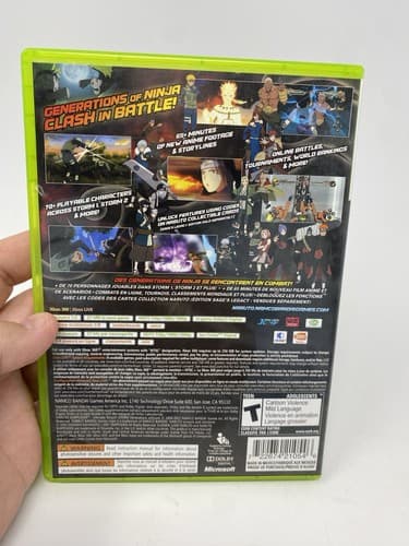 Naruto Shippuden: Ultimate Ninja Storm Generations (Xbox 360, 2012) CIB Tested! — photo 5
