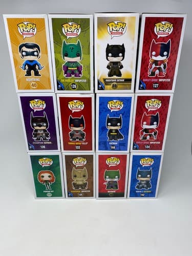 Funko Pop DC Batman Lot of 12 Vinyl Figures - Nightwing Poison Ivy Impopster — photo 4