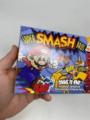 Super Smash Bros. (Nintendo 64, 1999) Box & Game w/ Inserts N64 Nice Box — photo 2