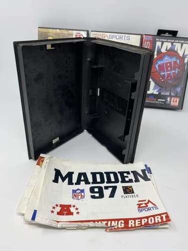 Sega Genesis Lot Of 5 BOX ONLY Madden NBA Jam PGA Tour Buster Boxing Soccer — photo 8