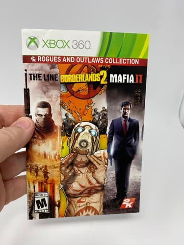 rogues and outlaws collection xbox 360 Manual Only no game