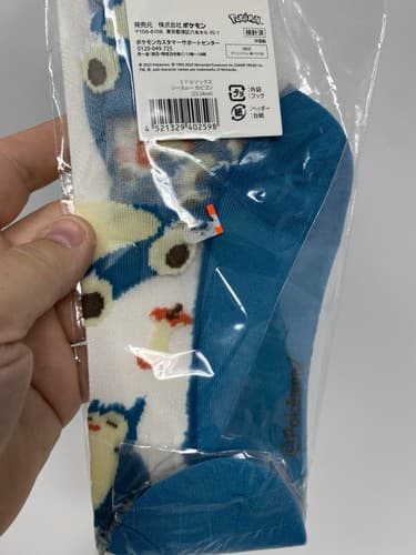 pokemon center original Middle socks Snorlax Brand New — photo 7