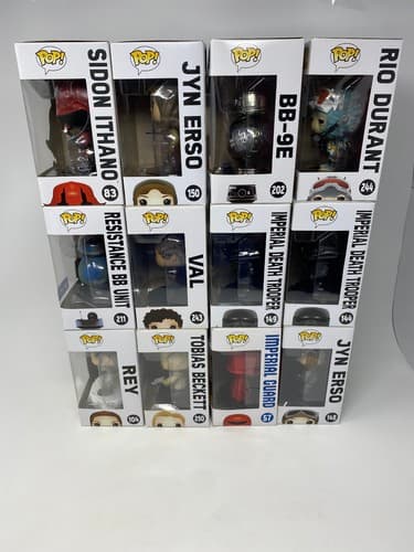 Funko Pop Star Wars Lot of 12 Vinyl Figures - Kylo Ren Chewbacca BB-8 L3-37 — photo 6