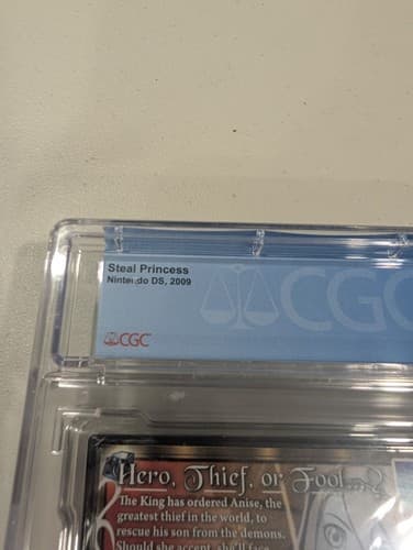 2009 NINTENDO DS ATLUS STEAL PRINCESS FACTORY SEALED CGC 9.6 A+ — photo 6