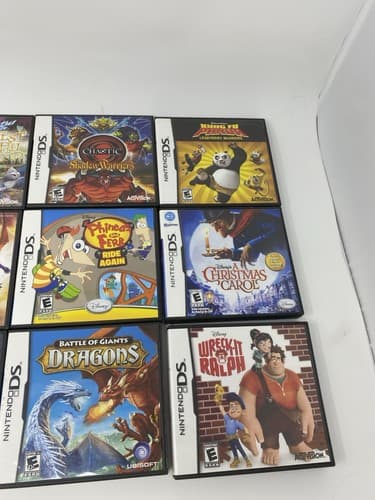Nintendo DS Game Case Only Lot of 25 Rayman Spyro Christmas Carol Up Plants Kung — photo 6