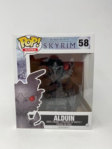 Funko Pop! Elder Scrolls V Skyrim Alduin 6" Super #58 Vinyl Figure - SEALED