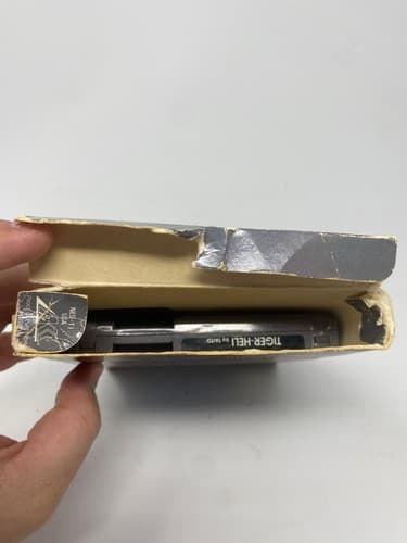 Tiger-Heli NES Nintendo Box & Game No Manual RARE BLACK BOX Oval Seal! — photo 8