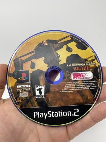 GunGriffon Blaze (Sony PS2 PlayStation 2, 2000). Disc Only Tested — photo 2