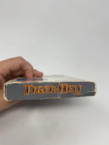 Tiger-Heli NES Nintendo Box & Game No Manual RARE BLACK BOX Oval Seal! — photo 5