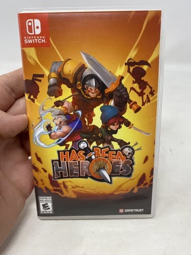 Has-Been Heroes GameStop Exclusive (Nintendo Switch, 2017) Ships Fast Tested