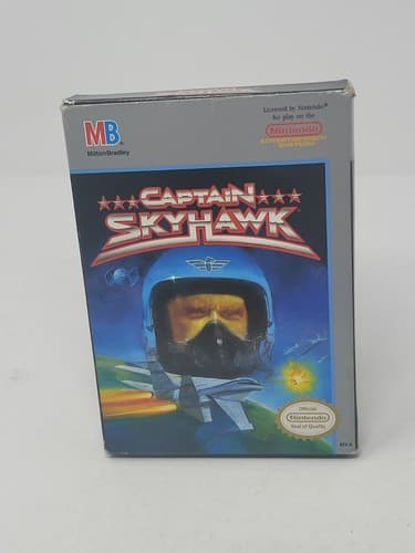 Captain Skyhawk (Nintendo Entertainment System, 1989) Box Cart Manual