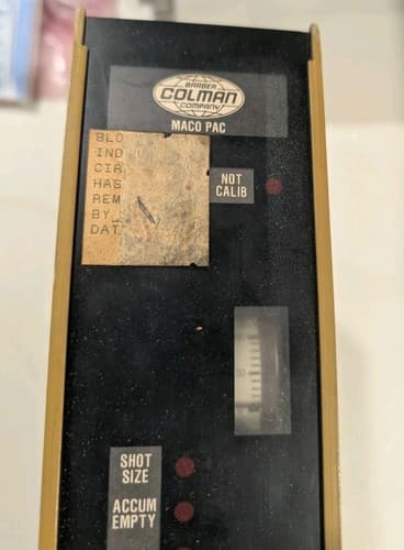 BARBER COLMAN 80JA-10001-001-V-00 PARISON MODULE MACO 8000 For Parts — photo 2