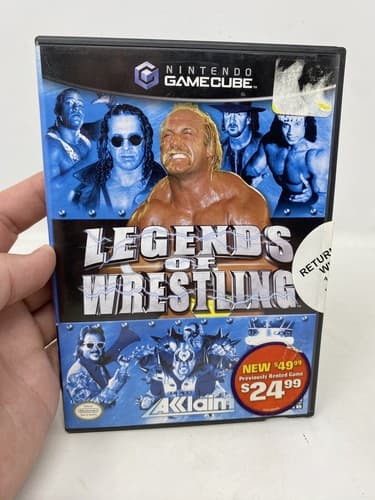 Legends of Wrestling Video Game PS2 PlayStation 2 Hulk Hogan / CIB W. Manual