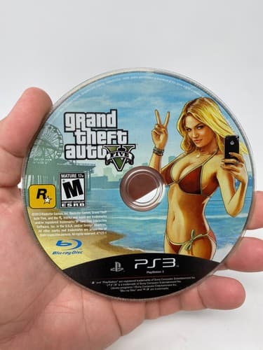 Grand Theft Auto V - PS3 PlayStation 3 Disc Only Tested working