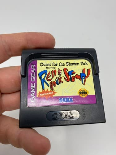 Sega Game Gear Quest for the Shaven Yak starring Ren Hoëk & Stimpy Cart Only — photo 4