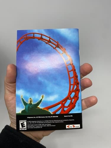 Roller Coaster Tycoon (Original XBOX, 2003) Manual Only No game or Case — photo 7