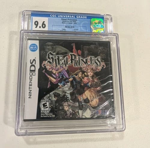 2009 NINTENDO DS ATLUS STEAL PRINCESS FACTORY SEALED CGC 9.6 A+