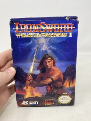 IronSword: Wizards & Warriors II (Nintendo Entertainment System, 1989) CIB