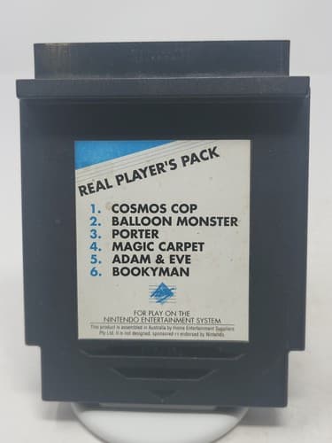 NES PAL HES 6-Pak Real Player's Pack- Nintendo, Euro/Aus Exclusive, Rare Cart...