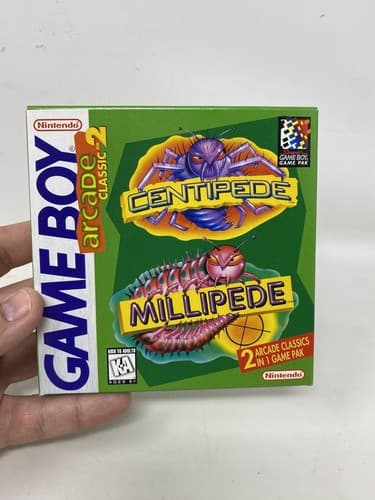 CENTIPEDE MILLIPEDE Arcade Classic No. 2 Nintendo Game Boy Complete In Box CIB