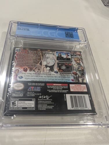 2009 NINTENDO DS ATLUS STEAL PRINCESS FACTORY SEALED CGC 9.6 A+ — photo 7