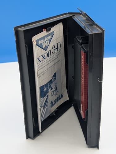 Zaxxon 3-D Sega Master System Game, Box, Manual Tested — photo 3
