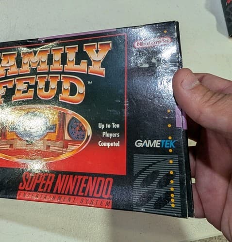 Family Feud Super Nintendo SNES CIB Authentic Tested Working - See Photos — photo 4