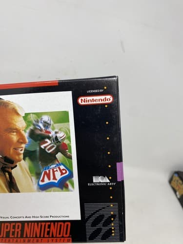 Madden NFL 95 [SNES] *BOX, MANUAL, & CARTRIDGE And Posters NICE Ships Fast — photo 3