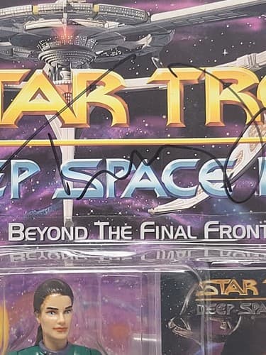 Star Trek Deep Space Nine Lieutenant Jadzia Dax Figure Playmates 1993 SIGNED — photo 2