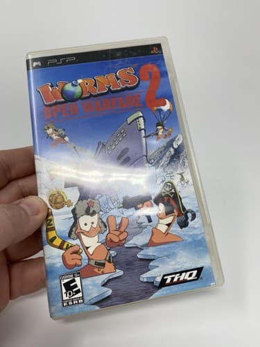 Worms 2 Open Warfare - Playstation Portable PSP, Complete In Box CIB — photo 3