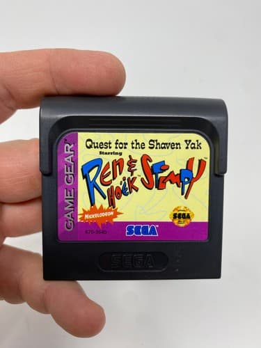 Sega Game Gear Quest for the Shaven Yak starring Ren Hoëk & Stimpy Cart Only