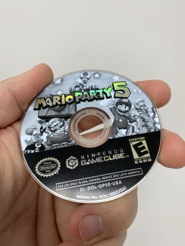 Disc Only Mario Party 5 (Nintendo GameCube, 2003) Tested Not Working For Parts — photo 4