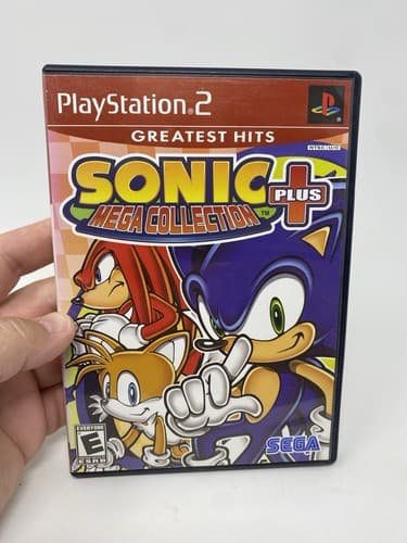 Sonic Mega Collection Plus Sony PlayStation 2 PS2 Greatest Hits Game Complete!