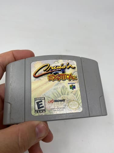 Cruis'n Exotica Cruisin Nintendo 64 N64 Authentic Cleaned Tested — photo 4