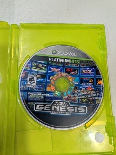 Sonic's Ultimate Genesis Collection (Xbox 360, 2009) Disc Only Tested Works